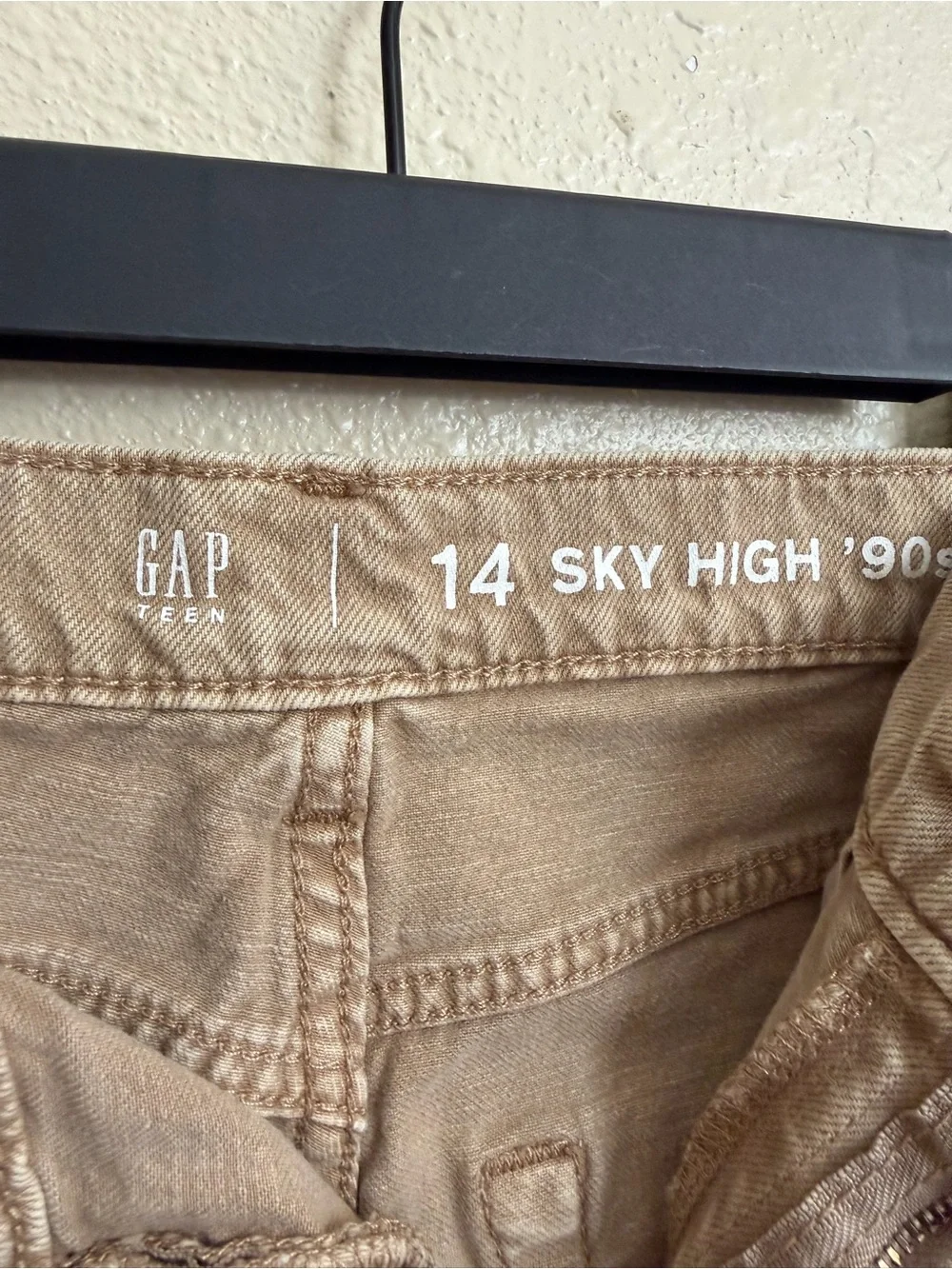 Light Brown GAP teen girls Straight Leg Jeans